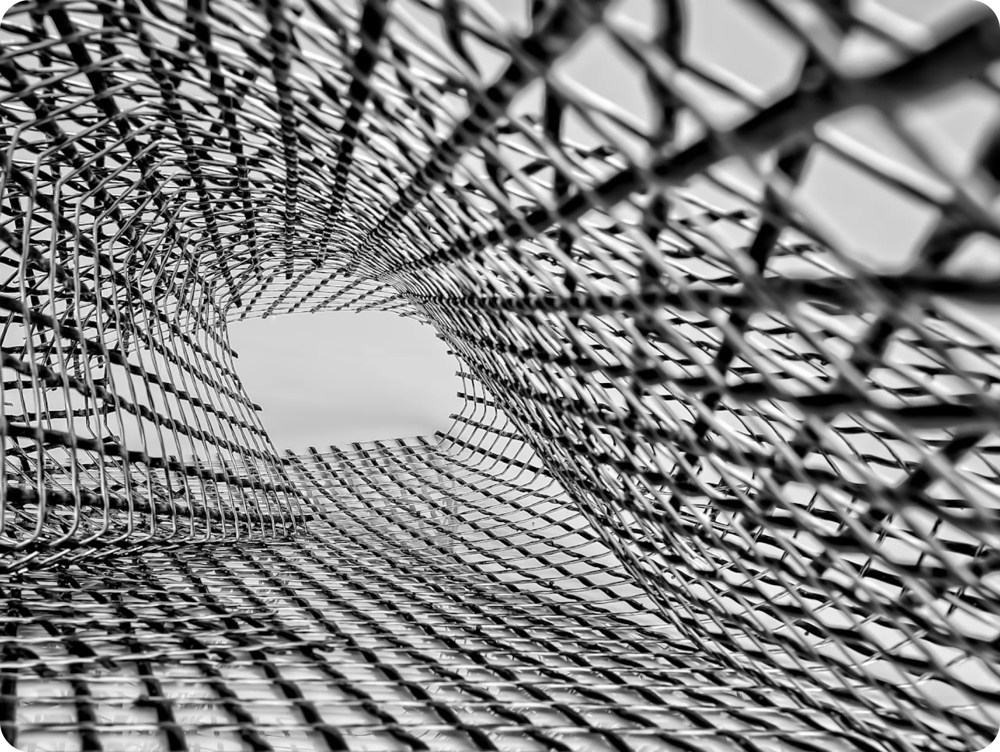 commercial metal mesh and bar grilles