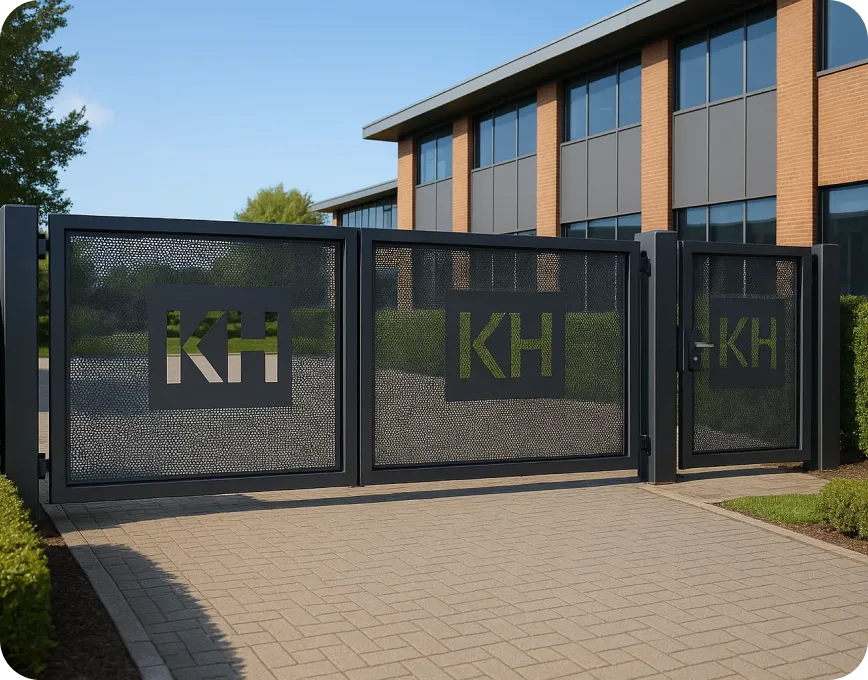 bespoke electric commercial gates