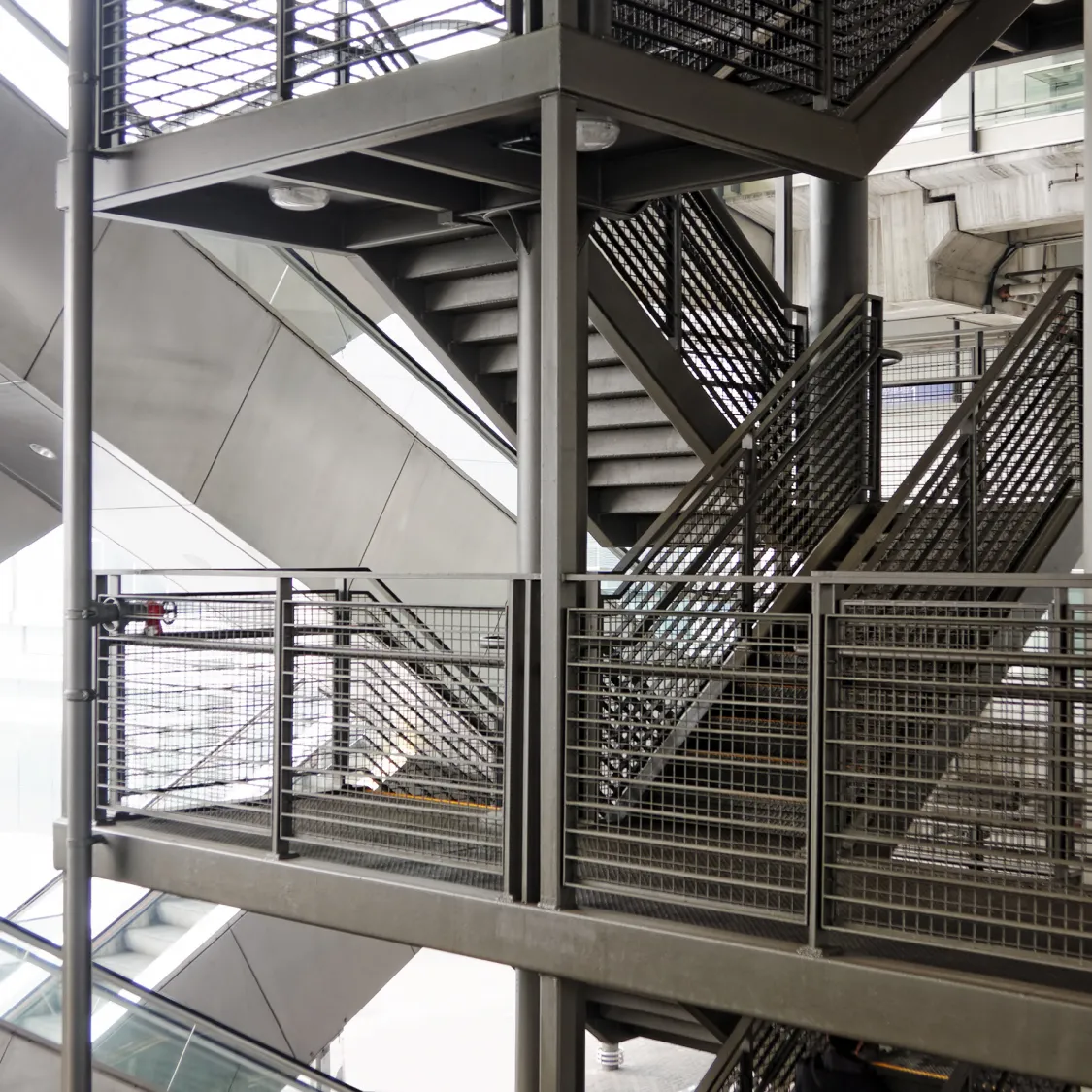 commercial metal staircase