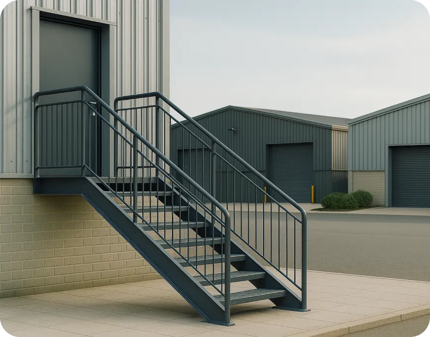 versatile metal staircase
