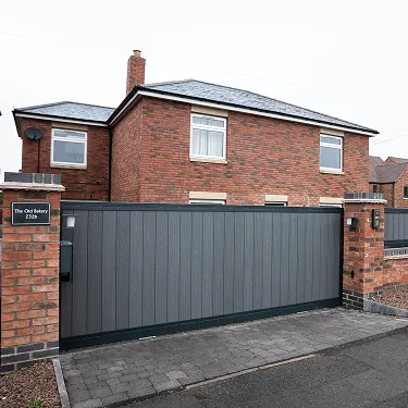 electric composite driveway gates