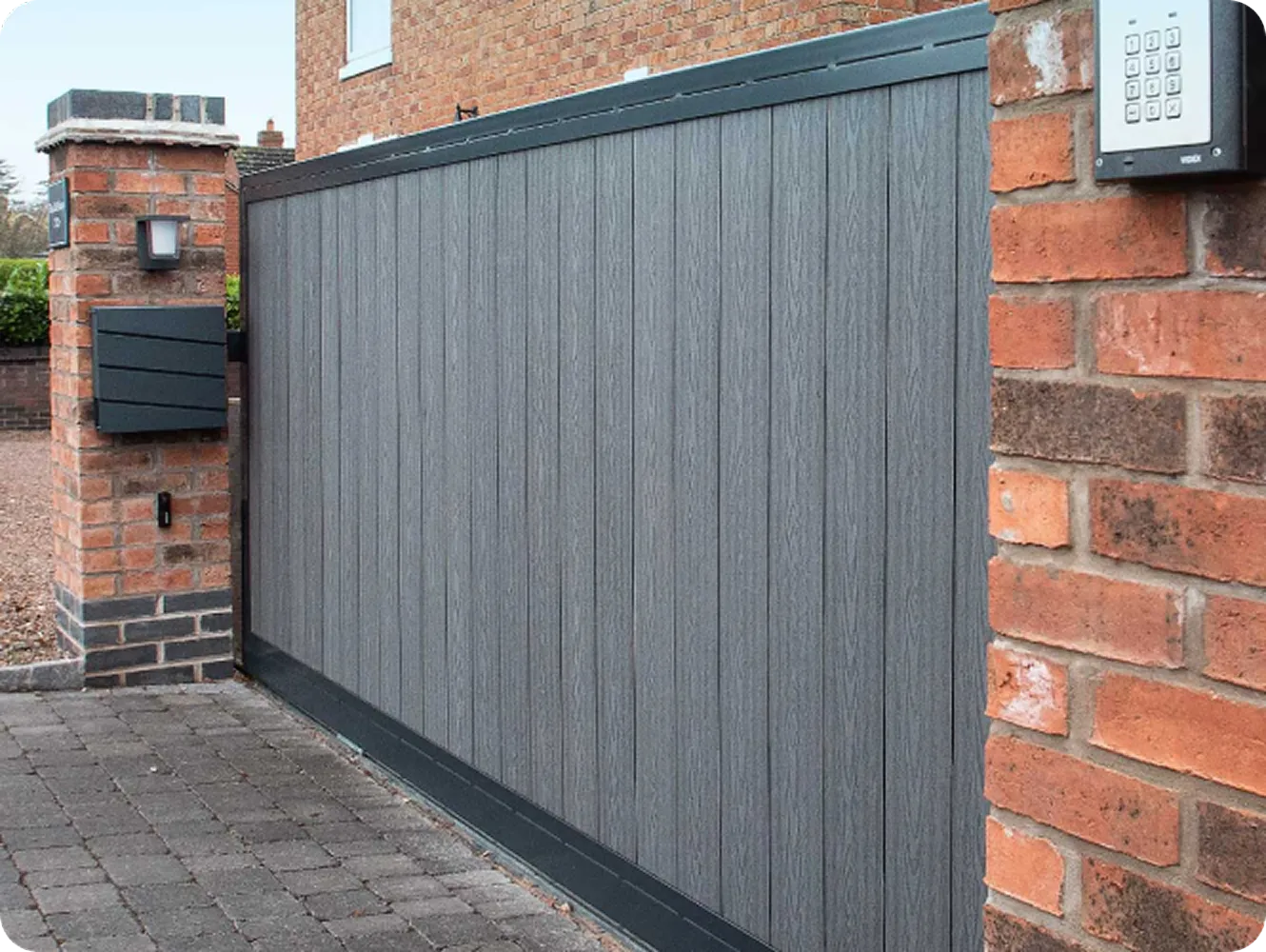 residential composite driveway gates